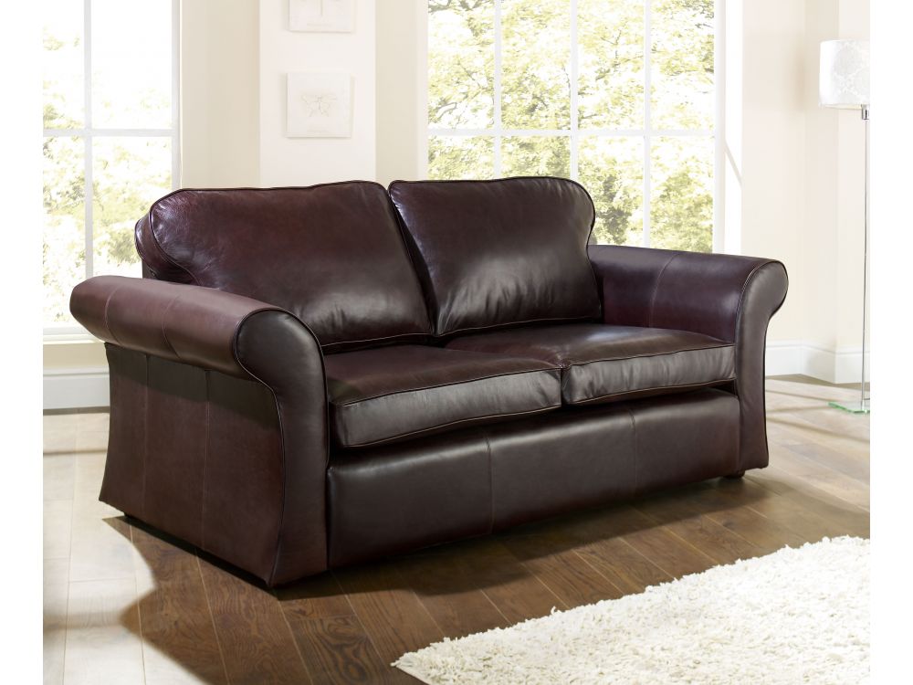 Dark Brown Leather Sofa | Chatsworth | English Sofa Company