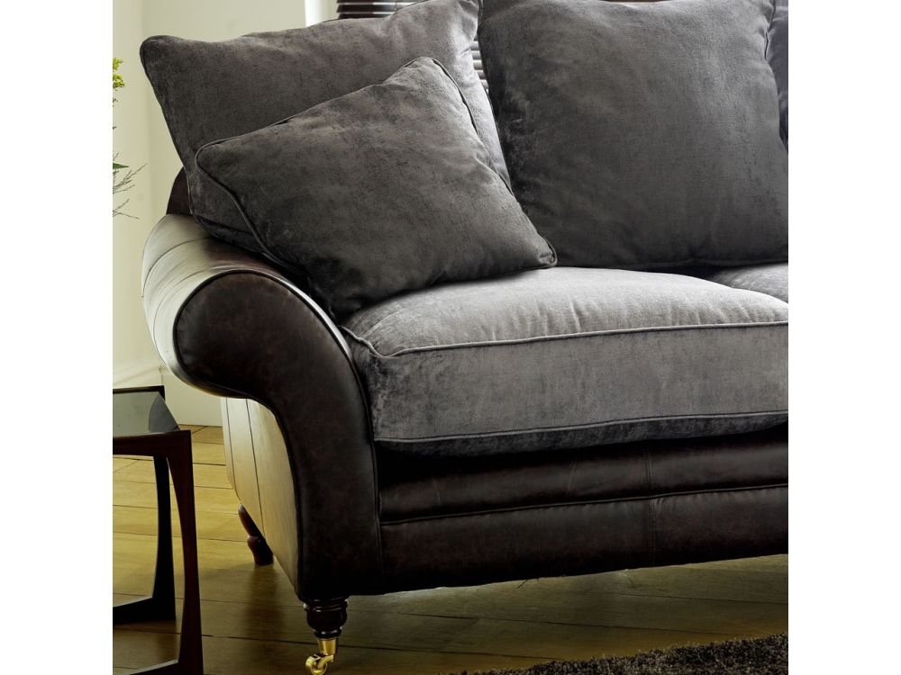 Leather Fabric Sofa The Atlanta The English Sofa Company