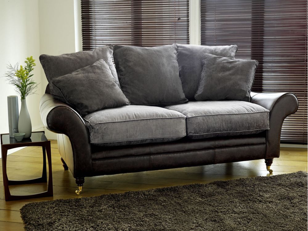 Leather Fabric Sofa The Atlanta The English Sofa Company