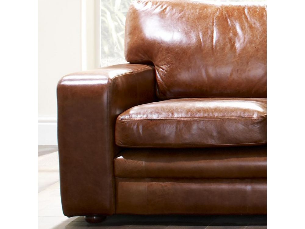 Modern Leather Sofa The Abbey The English Sofa Company