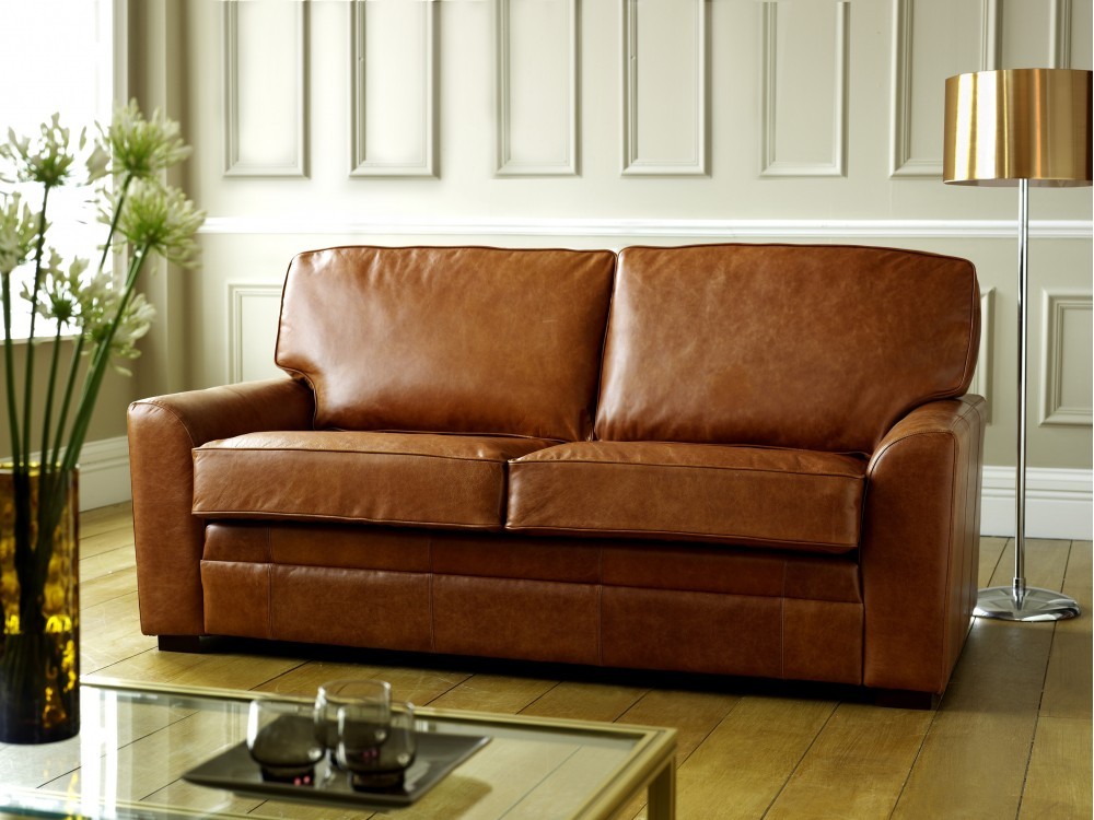 London Leather Sofa Bed The English Sofa Company