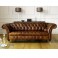 Barrington Vintage Leather Sofa - Click to Zoom