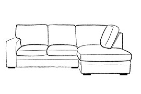 2.5 x Chaise Corner Sofabed