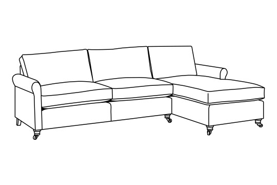 3.5 x Chaise Corner Sofabed