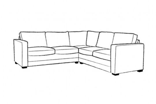 4 x 3str Corner Sofa