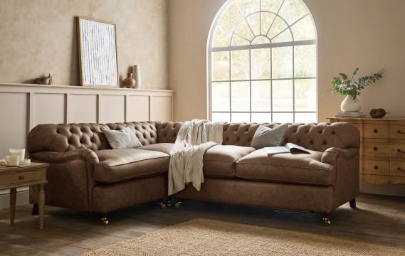 Harris Chesterfield Corner Sofabed