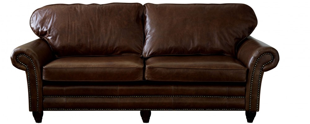 Cromwell Leather Sofa On Legs