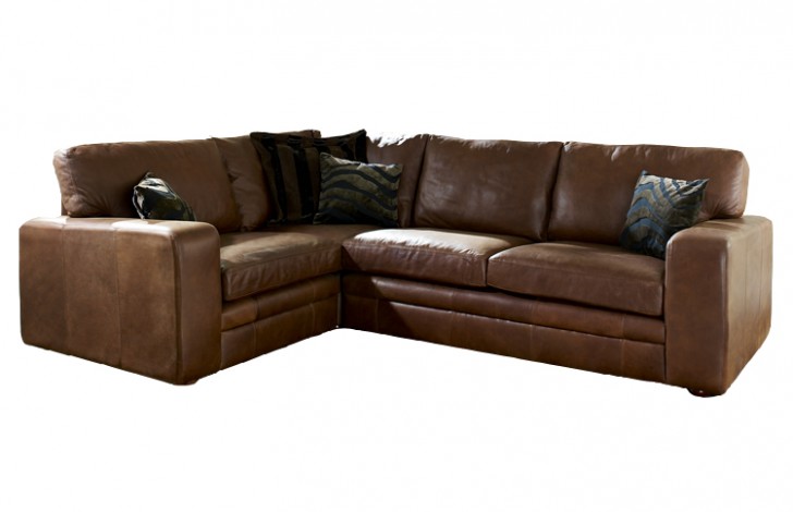 Abbey Leather Corner Settee