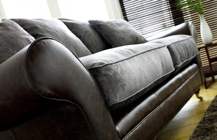 Atlanta Leather Fabric Sofa Leather Sofas