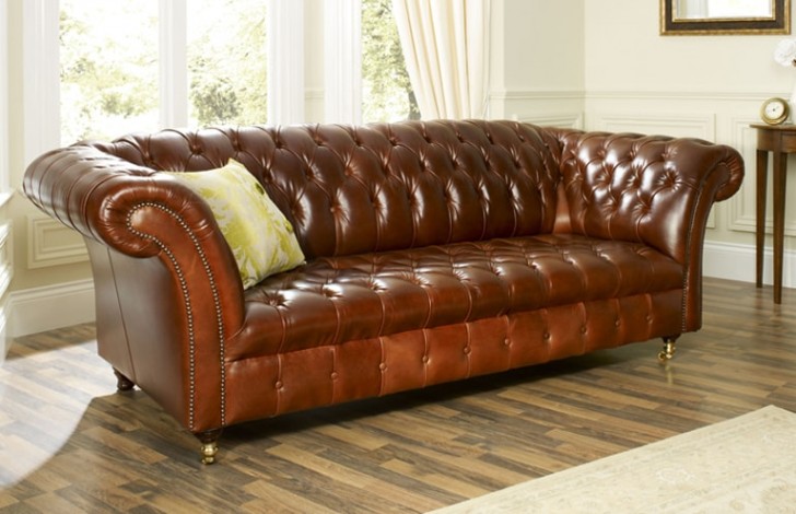 Barrington Vintage Leather Sofa