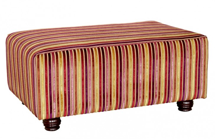 Macy Large Fabric Footstool