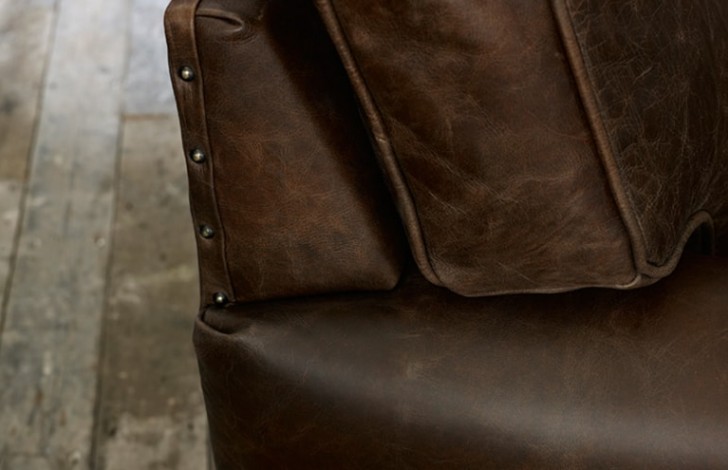 Arlington Studded Leather Sofa