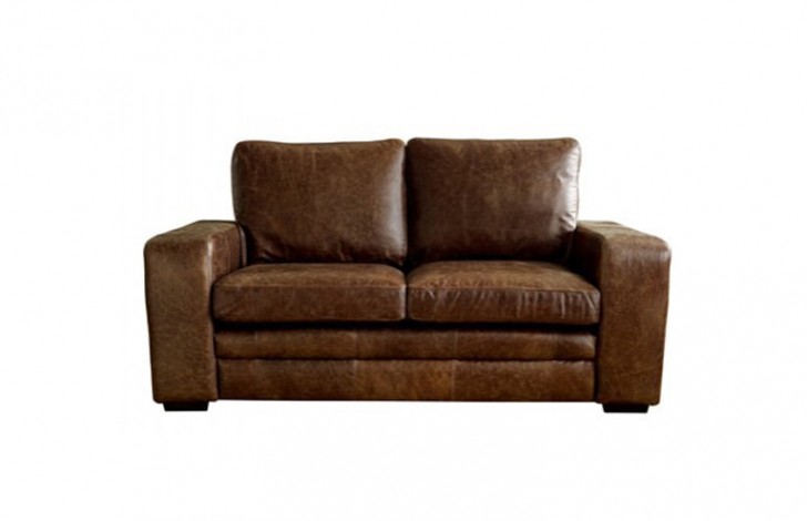Denver Brown Leather sofa bed