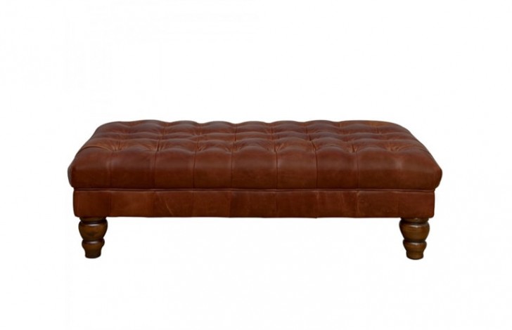Crompton Large Buttoned Footstool