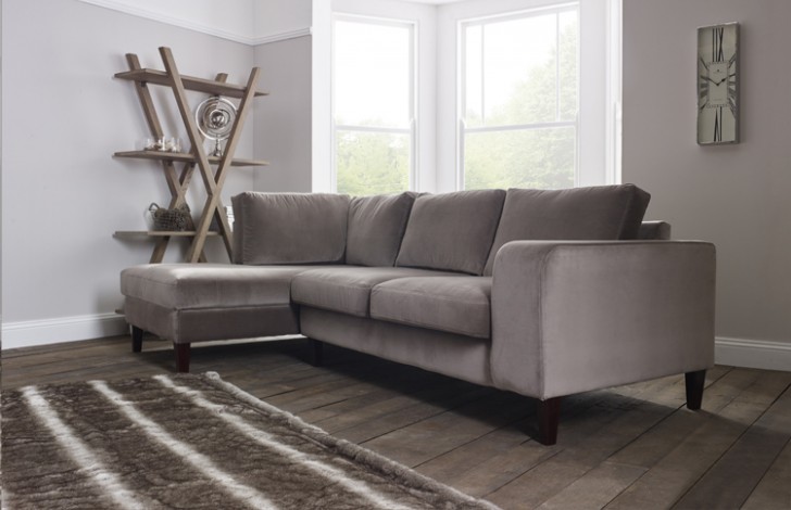 Wellington Contemporary Chaise Sofa Fabric Chaise Sofas