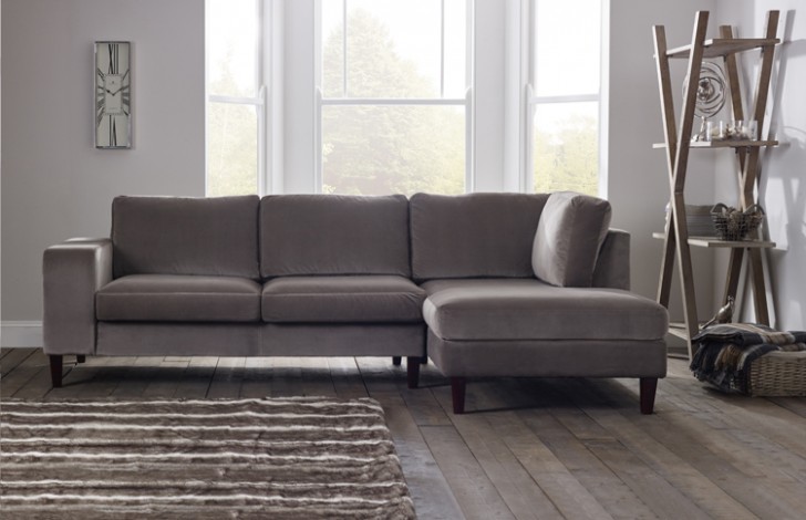 Wellington fabric chaise sofa