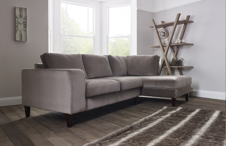 Wellington fabric chaise sofa