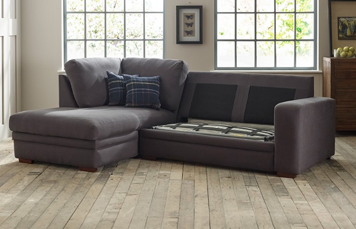 Abbey Fabric Chaise Sofa Bed