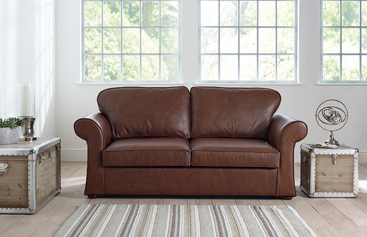 Chatsworth Leather Sofa Bed