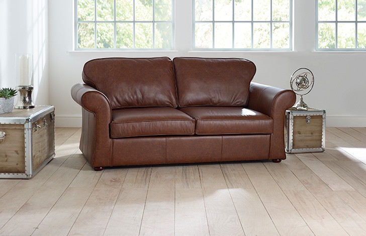 Chatsworth Leather Sofa Bed