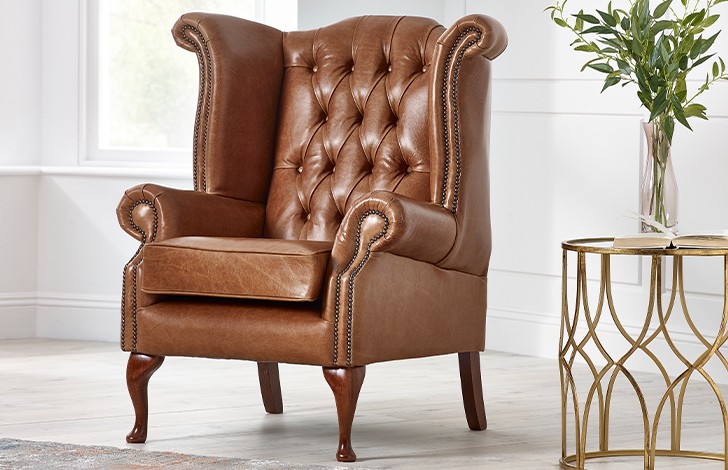 Scroll Wing Chair