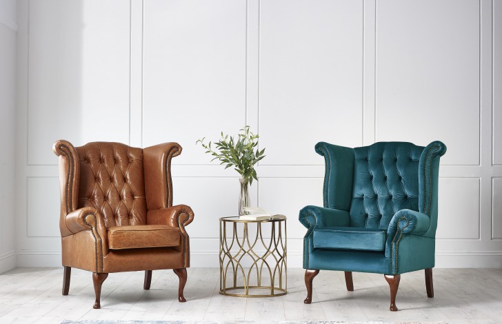 Scroll Wing Chair