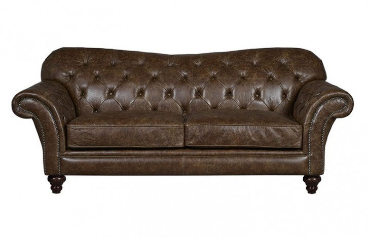 St Dunstan Hand Made Leather Sofa