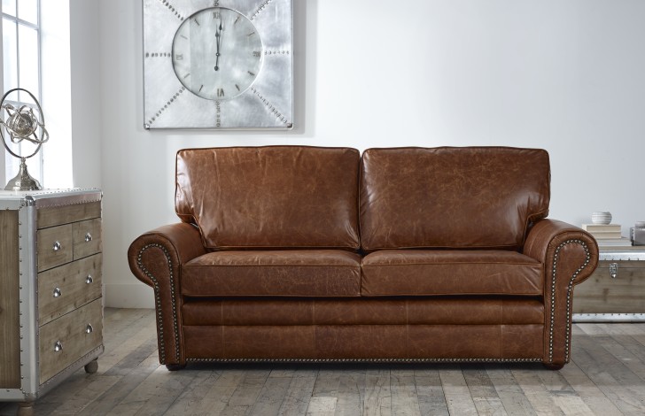 Portland Leather Sofa