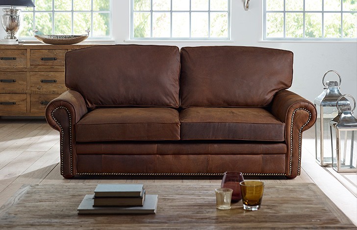 Portland Leather Sofabed