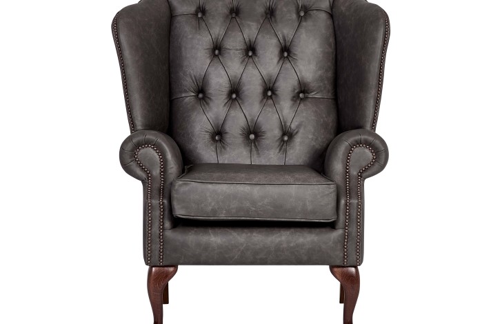 Flat Wing Buttoned Armchair