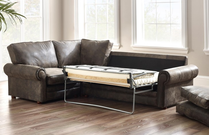 Portland Contemporary Corner Sofa Bed Left Hand Facing