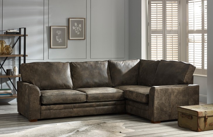 Liberty Leather Corner Sofa Bed
