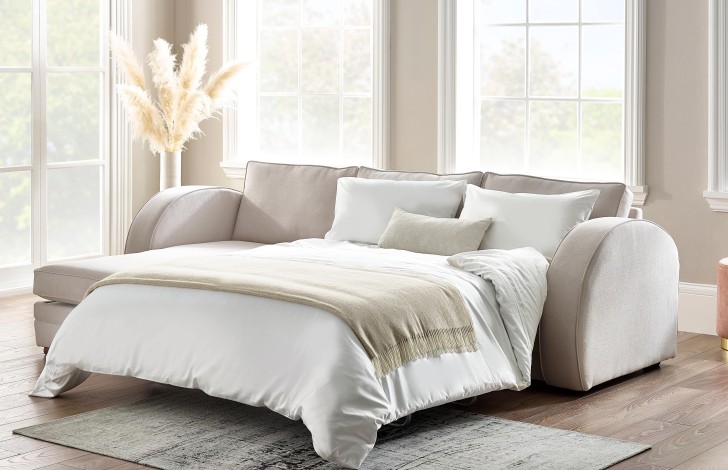 Sofa bed chaise sales lounge with storage