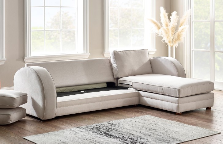 Small chaise discount sofa bed