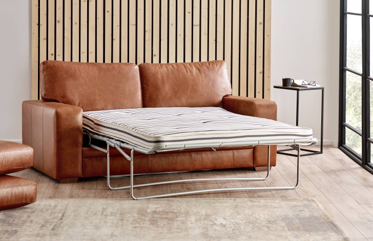 Abbey Leather Sofa Bed