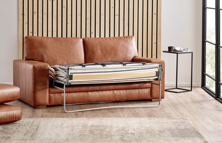 Abbey Leather Sofa Bed