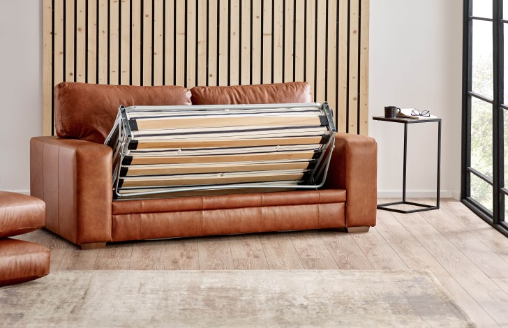 Abbey Leather Sofa Bed