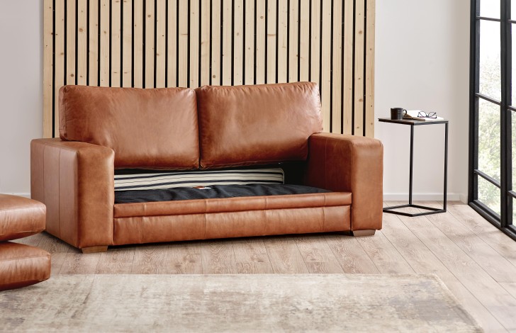 Abbey Leather Sofa Bed