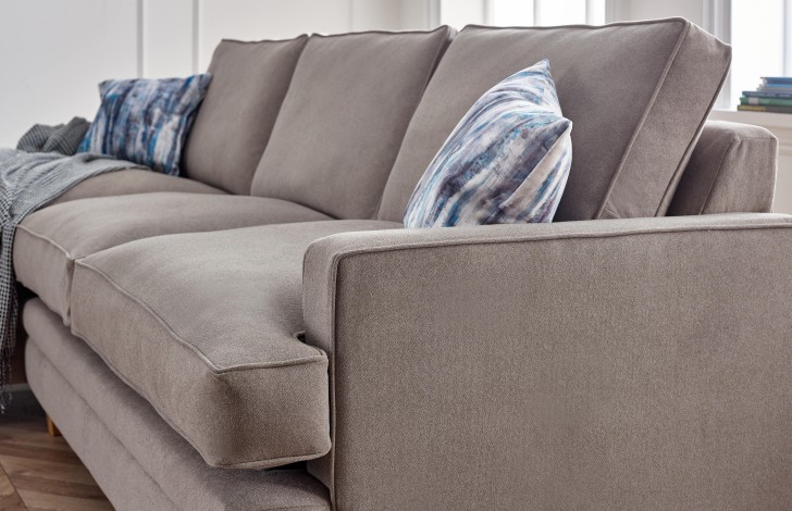 Everest left Hand Facing Fabric Chaise Sofa