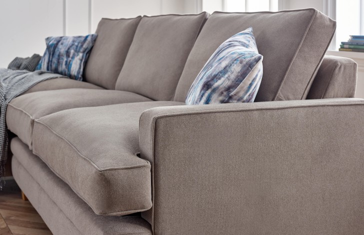 Everest Fabric Chaise Sofa