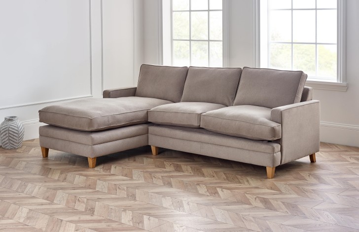 Everest Fabric Chaise Sofa