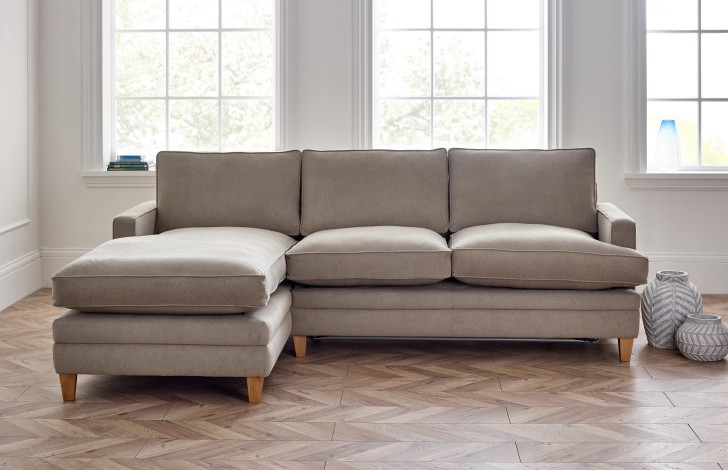Everest Fabric Chaise Sofa