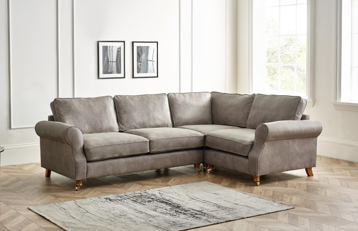 Churchill Leather Corner Sofa