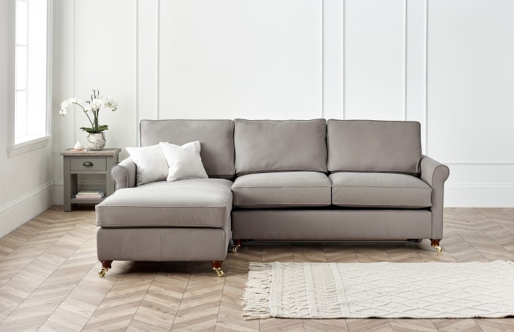 Salisbury Leather Chaise Sofa