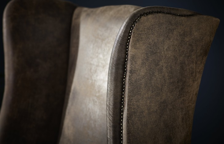 Didsbury Leather Wing Chair