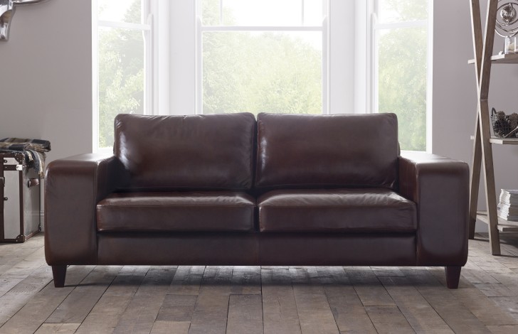 Dark gray 2025 leather couch
