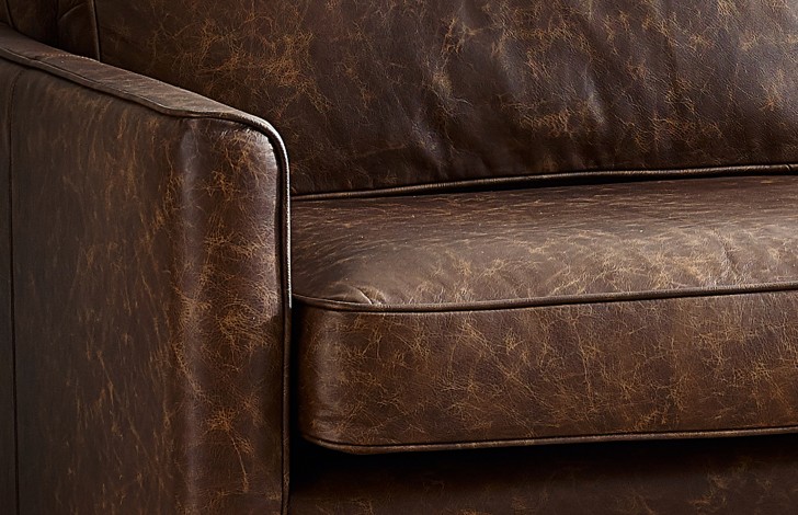 Columbus Leather Corner Sofa