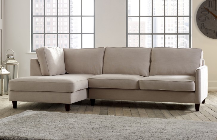 Columbus Fabric Chaise Sofa