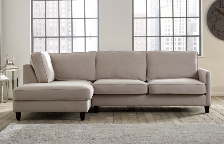 Columbus Fabric Chaise Sofa