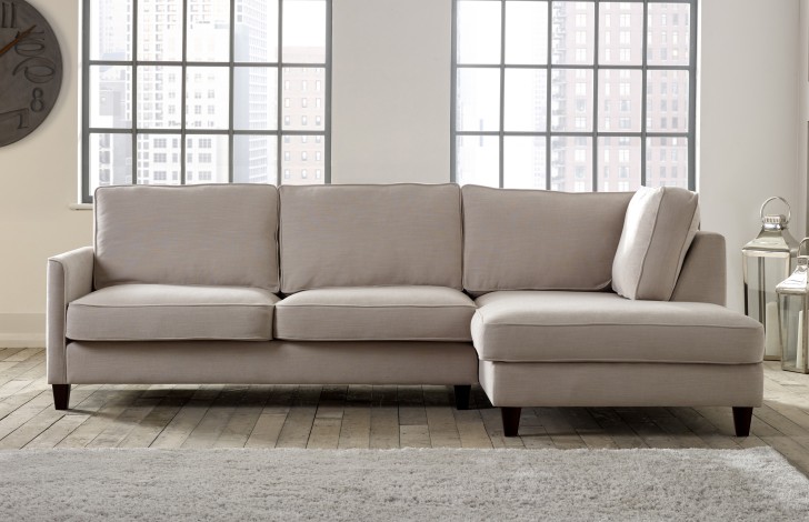 Light grey right facing sectional discount